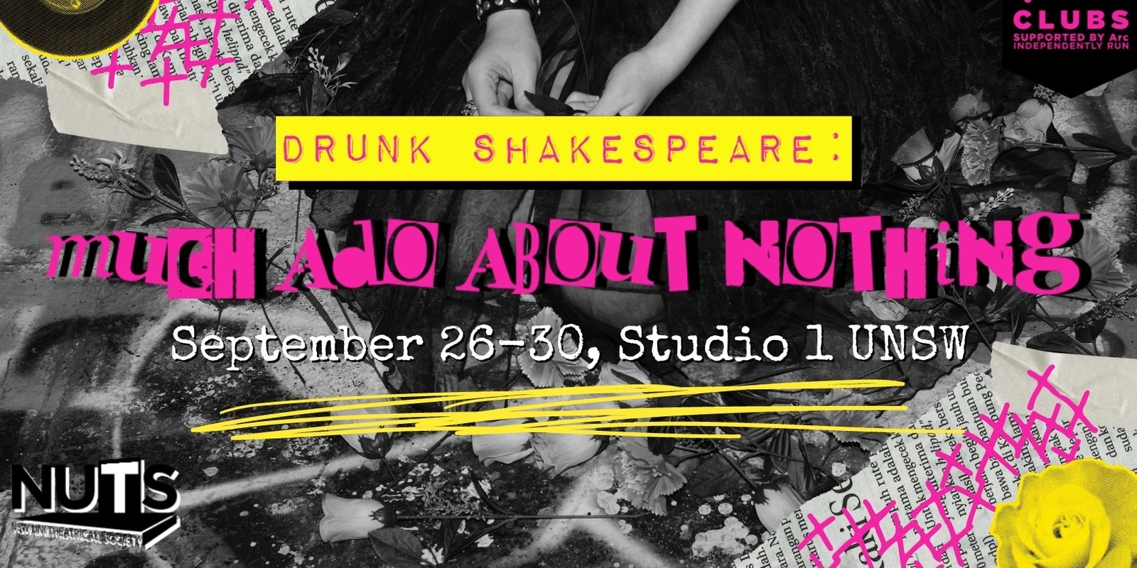 Banner image for NUTS Presents: Drunk Shakespeare - Much Ado About Nothing