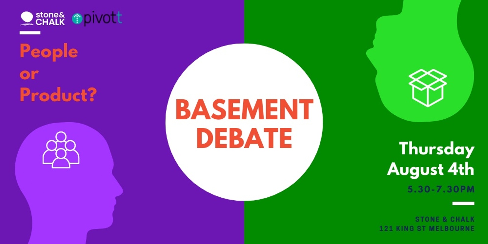 Banner image for Stone & Chalk's Basement Debate