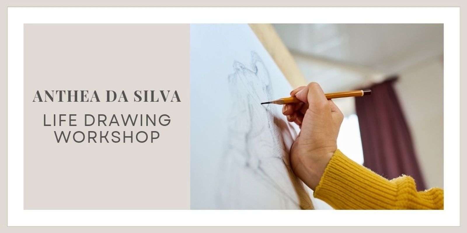 Banner image for Anthea da Silva - Live Drawing Workshop