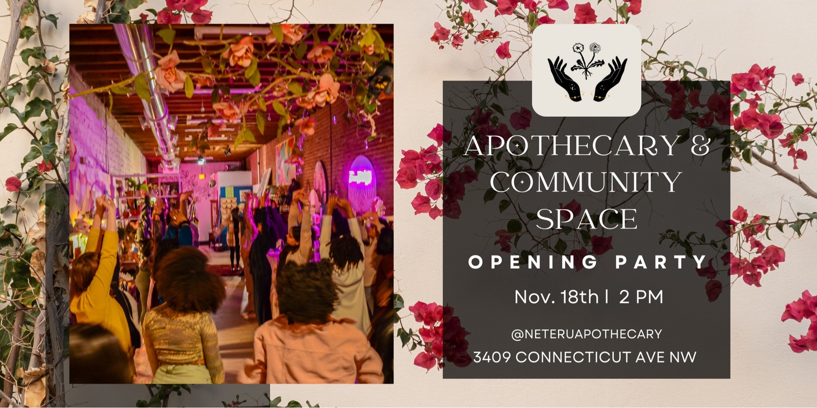 Banner image for Apothecary & Community Space Opening Party