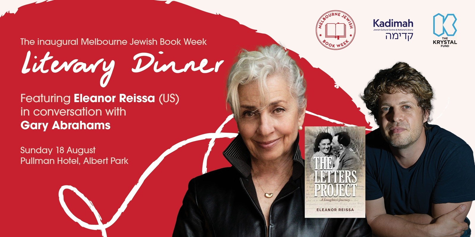 Banner image for Melbourne Jewish Book Week Literary Dinner - SOLD OUT