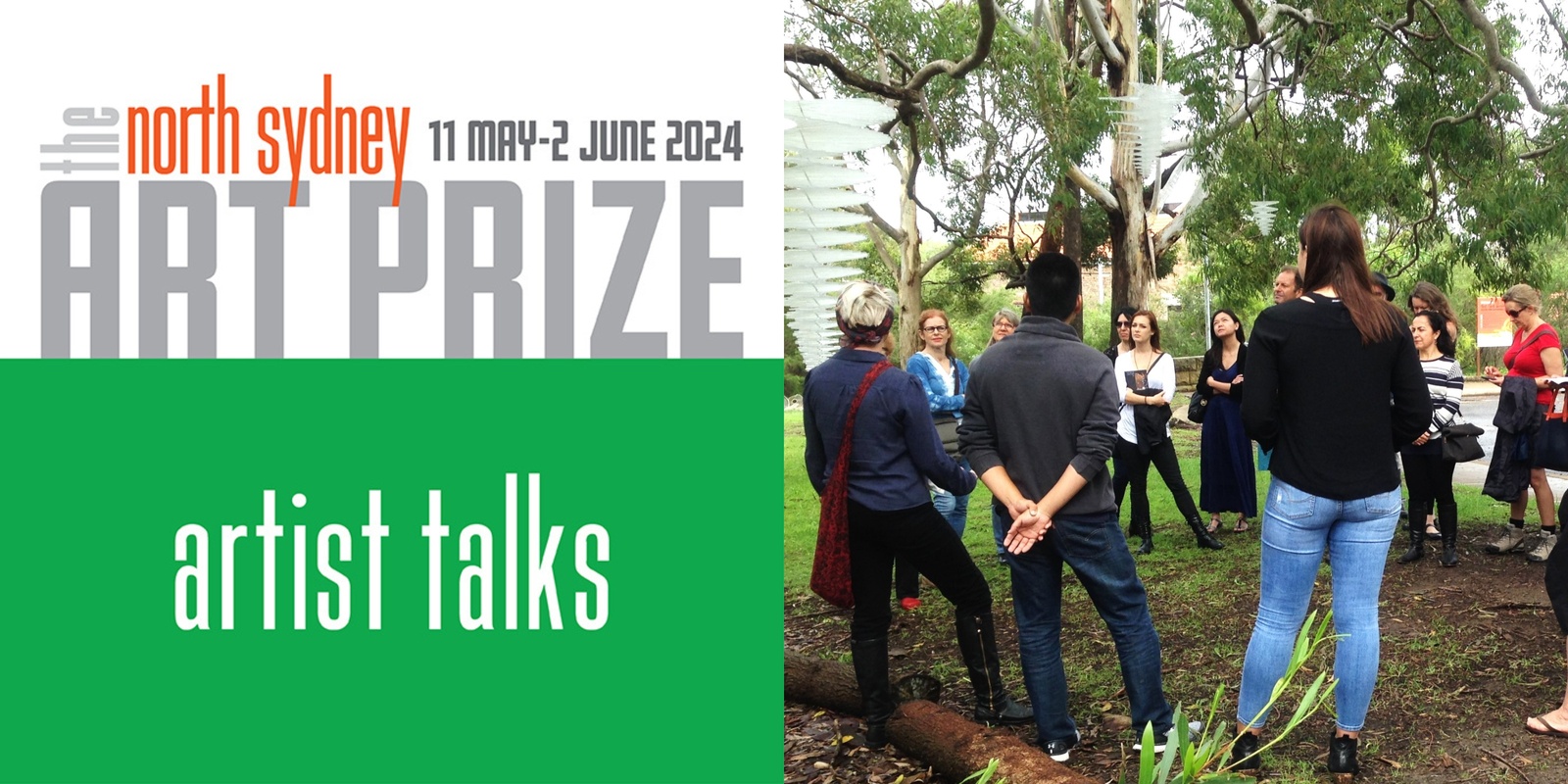 Banner image for Artist Talks at the North Sydney Art Prize Saturday 18 May