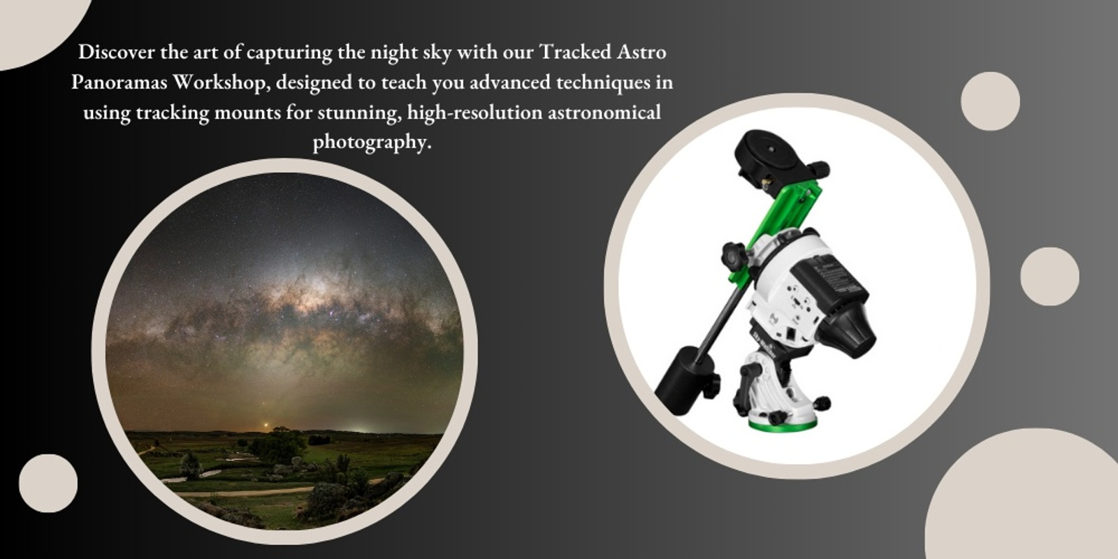 Banner image for Astro Tracking Panormas