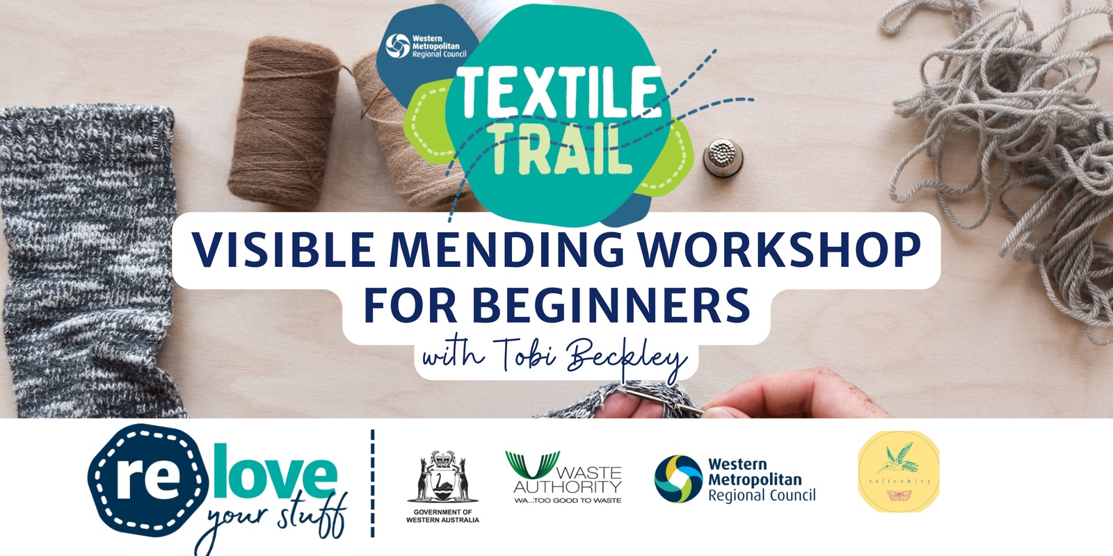 Banner image for Visible Mending for Beginners: Basket Darning