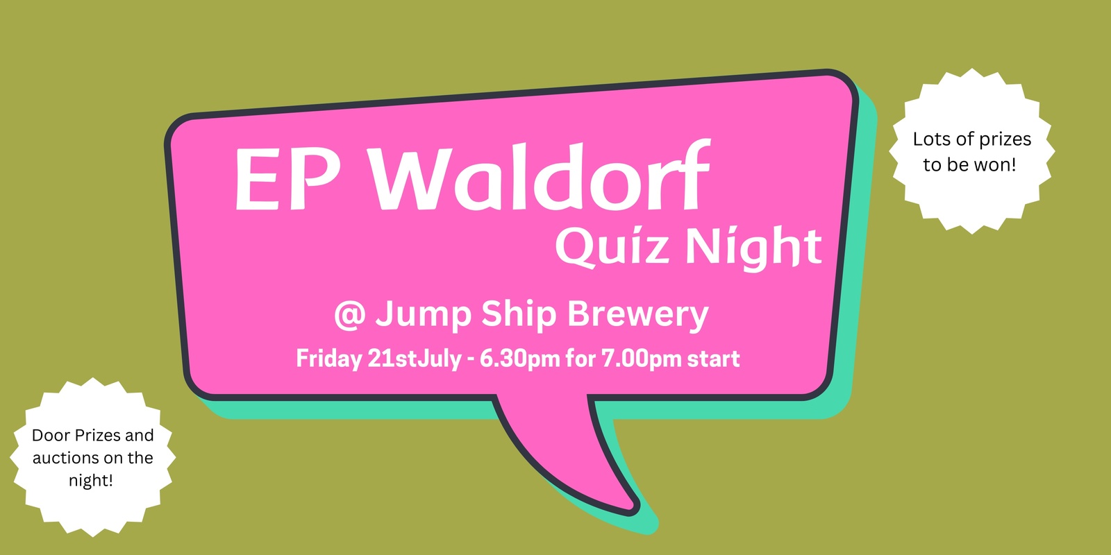 Banner image for EP Waldorf Quiz Night