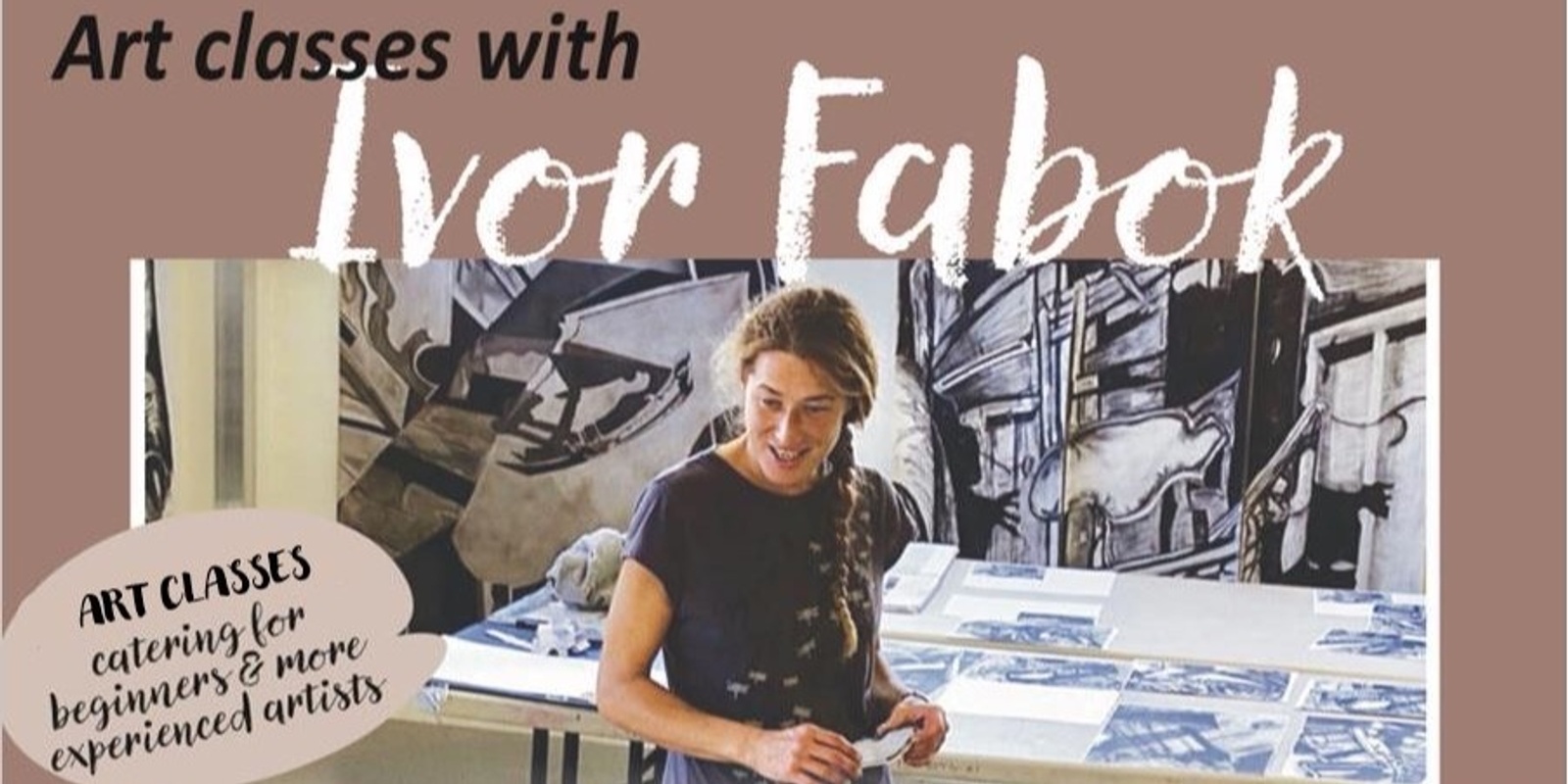 Banner image for Wed 29 May Art class with Ivor Fabok (ongoing)