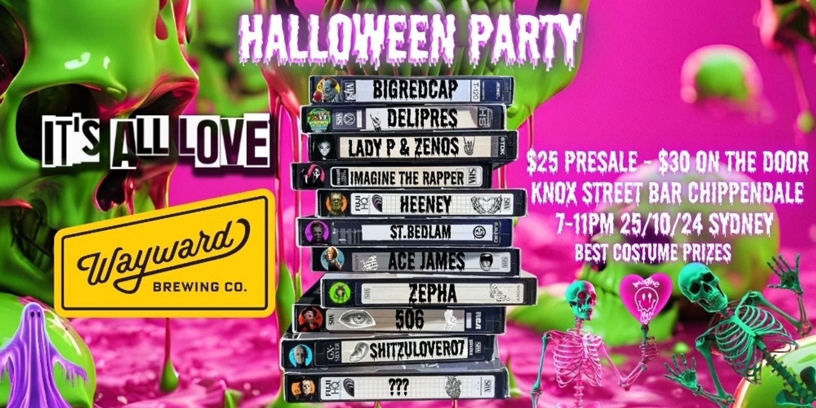 Banner image for It's All Love Halloween Party Sydney 