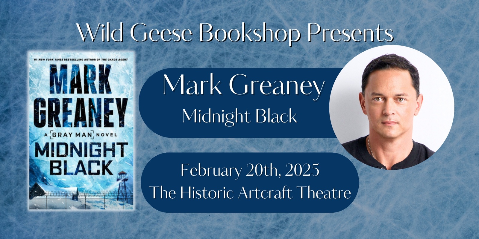 Banner image for Mark Greaney at The Historic Artcraft Theatre