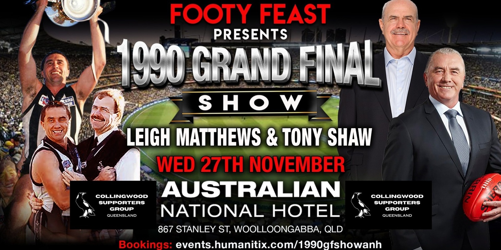 Banner image for 1990 Grand Final "Live Show"