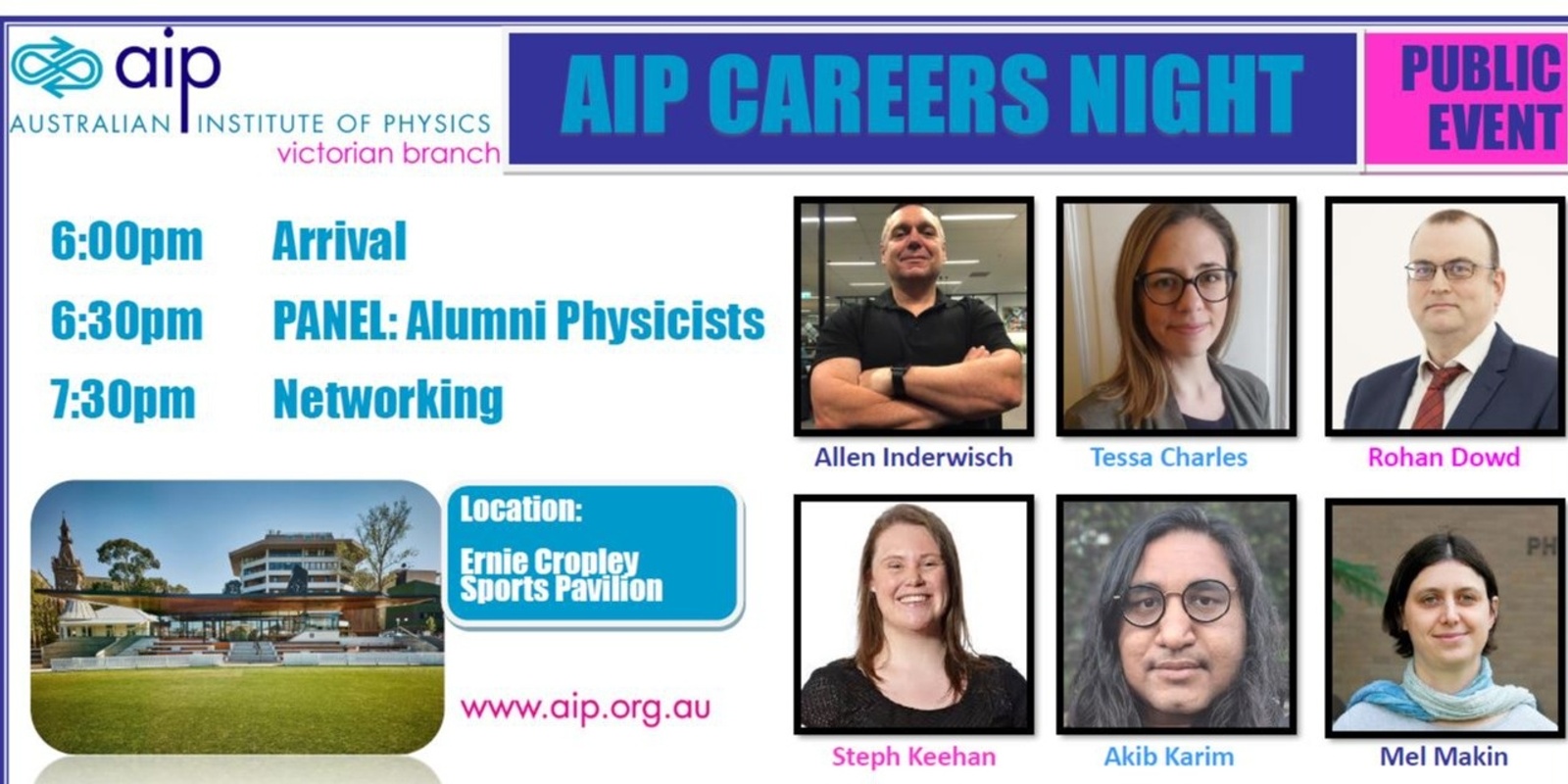 Banner image for AIP Careers Night