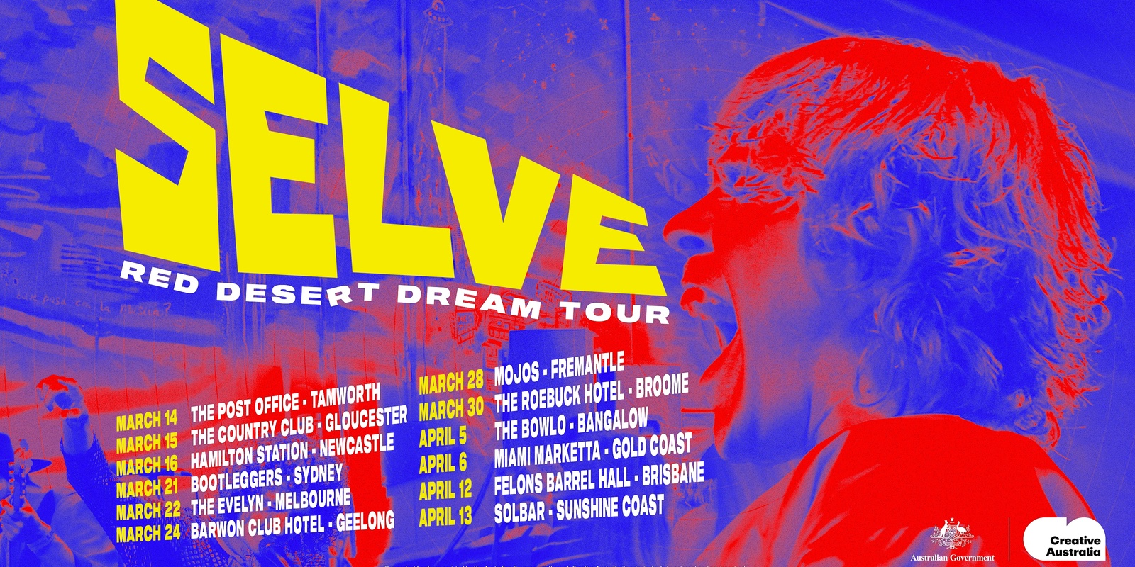 Banner image for Selve - Red Desert Dream Tour 2024 - Roebuck Hotel 