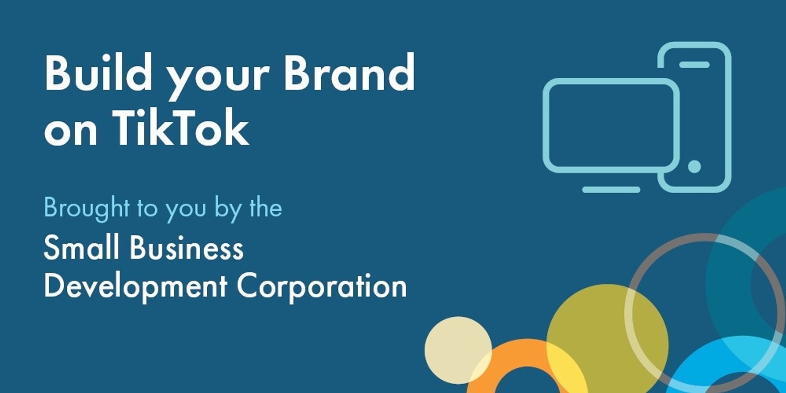 Banner image for Build your Brand on TikTok
