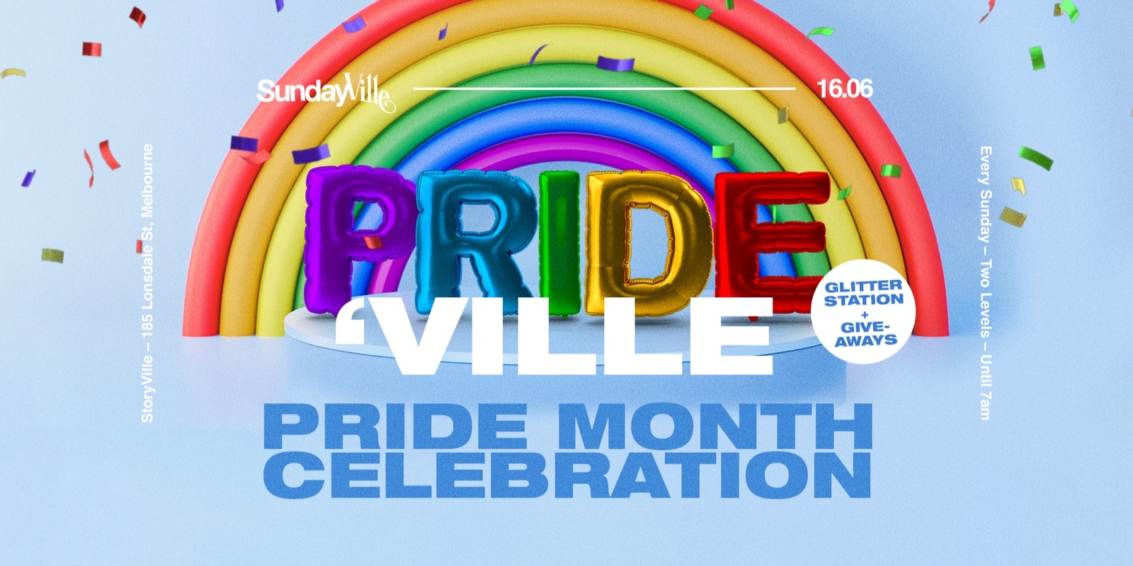 Banner image for PrideVille • Pride Month Celebration