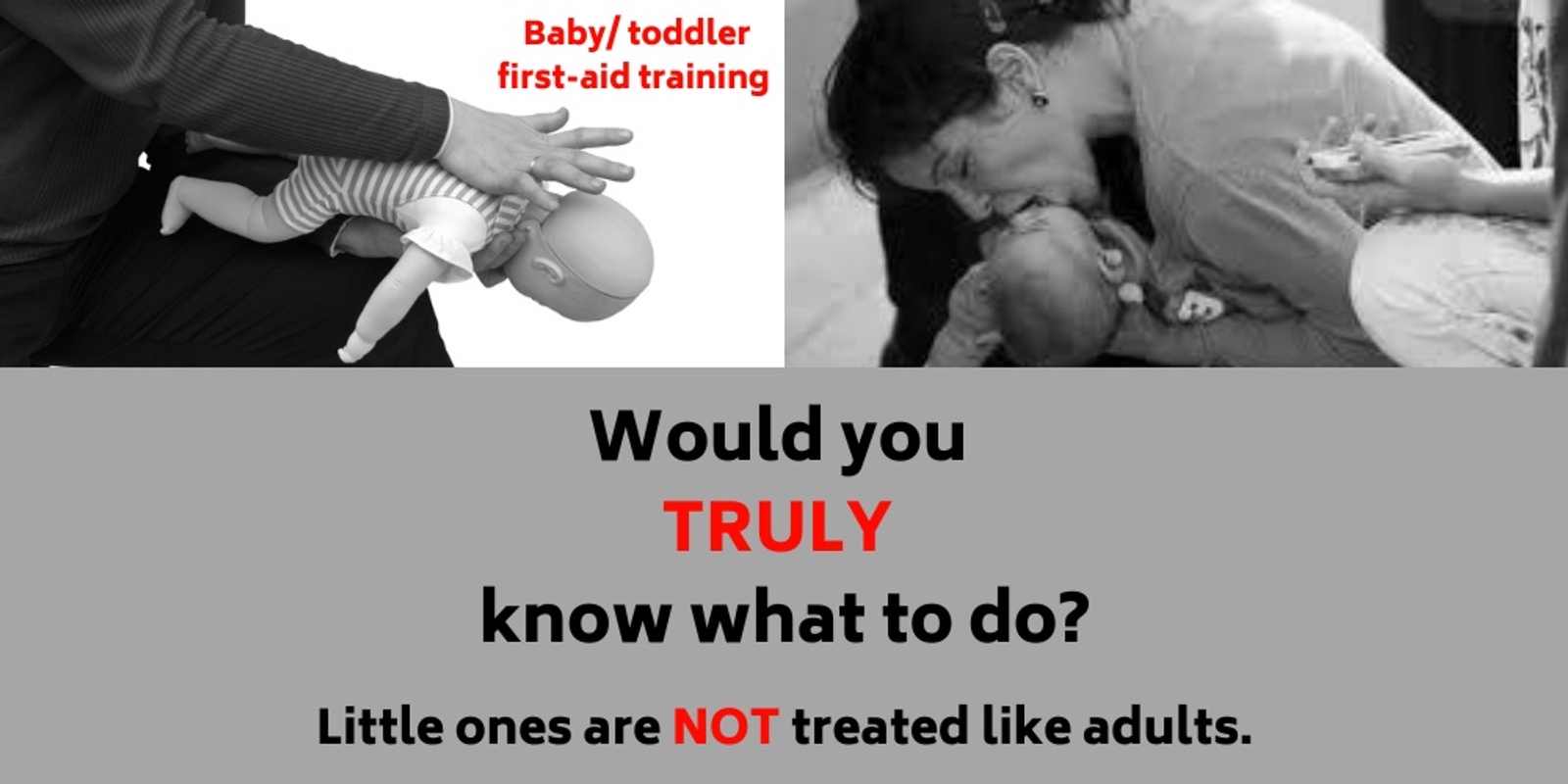 Banner image for Bunbury baby/ toddler first-aid course - 29 May