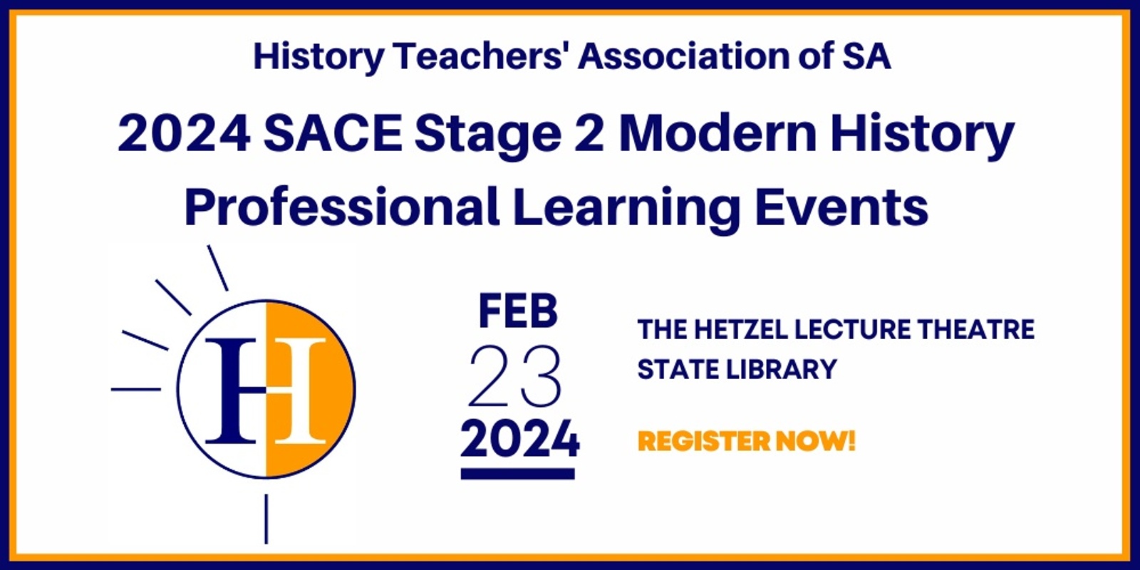 Banner image for 2024 SACE Stage 2 Modern History Professional Learning Events  
