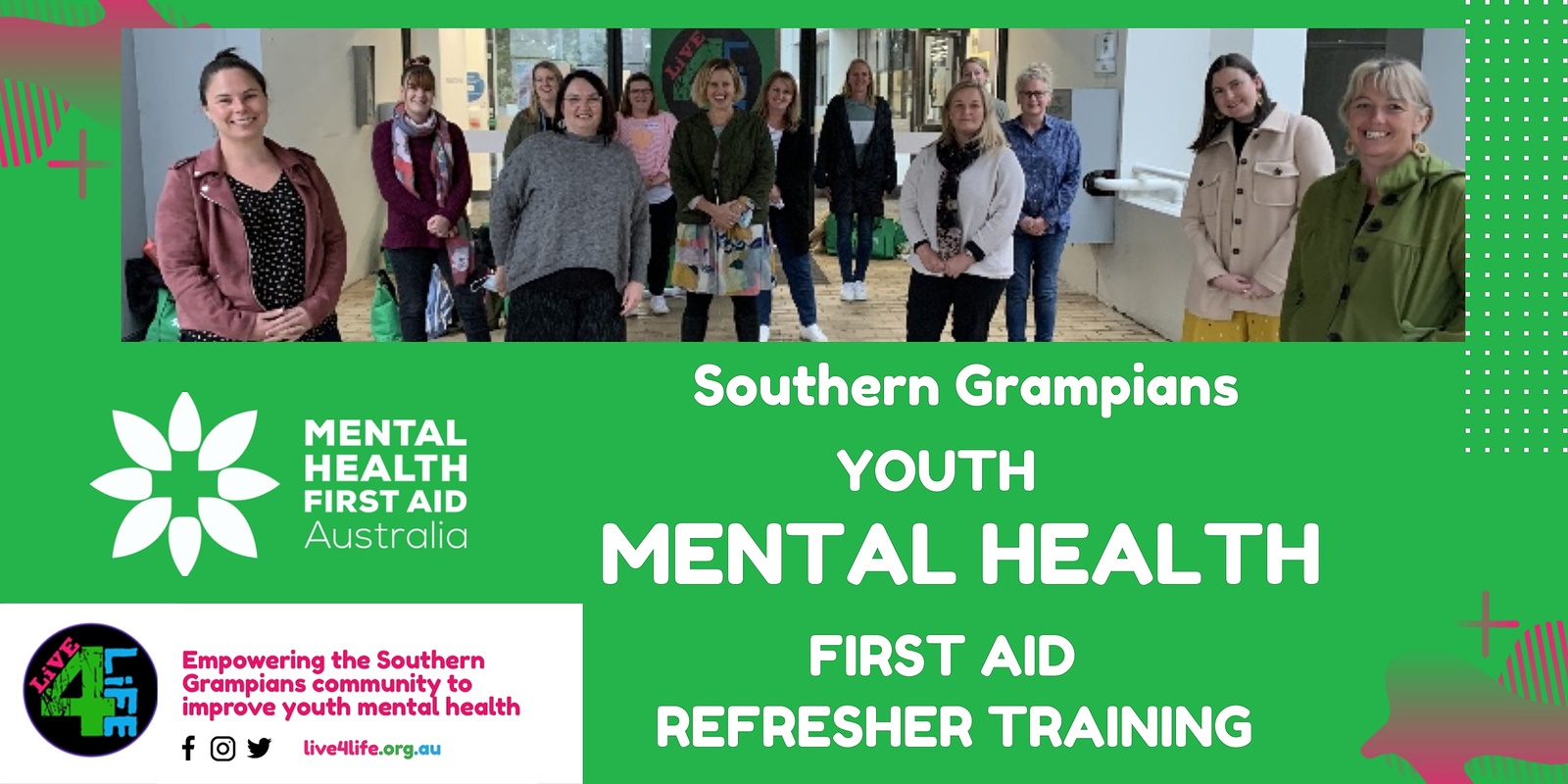 Banner image for Live4Life - Youth Mental Health First Aid - refresher course 2023