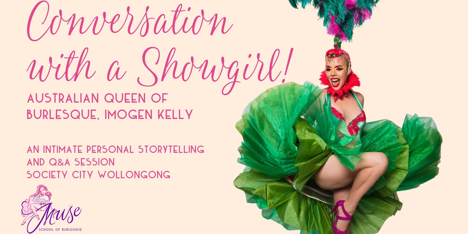 Banner image for Conversation with a Showgirl - with Imogen Kelly