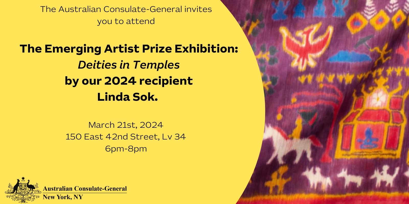 Banner image for Exhibition Opening | Linda Sok