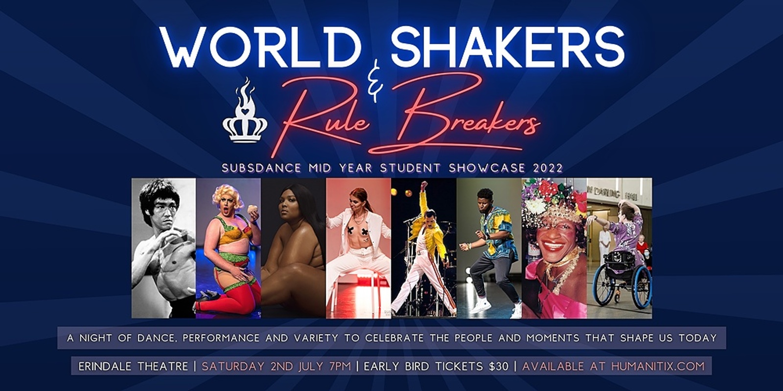 Banner image for WORLD SHAKERS & RULE BREAKERS SUBSDANCE MID YEAR SHOW 2022