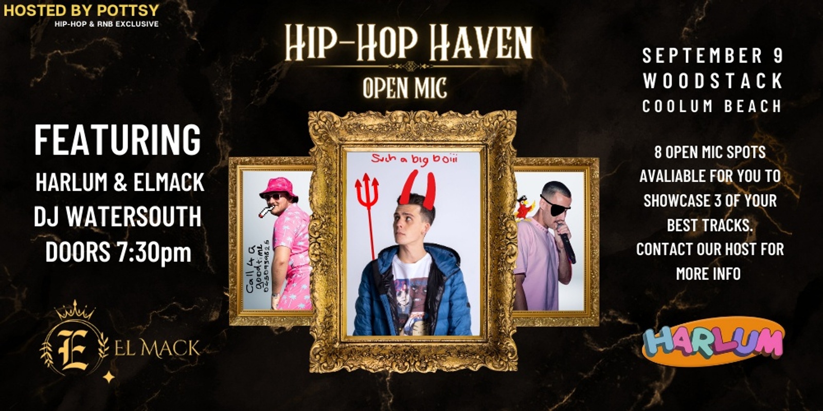 Banner image for Hip-Hop Haven OPEN MIC