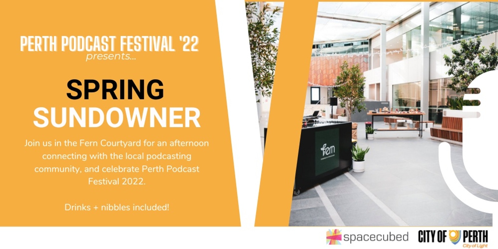 Banner image for Perth Podcast Festival 2022: Spring Sundowner!