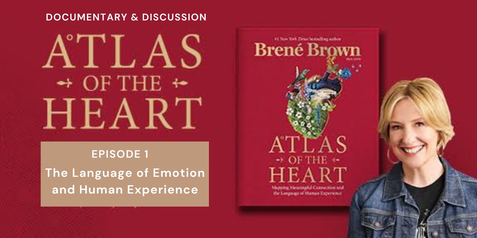 Banner image for "Atlas of the Heart" The Language of Emotion and Human Experience | Viewing & Discussion 