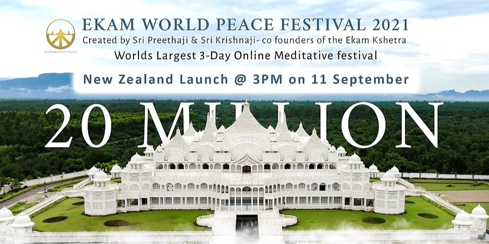 Banner image for Ekam World Peace Festival Launch New Zealand