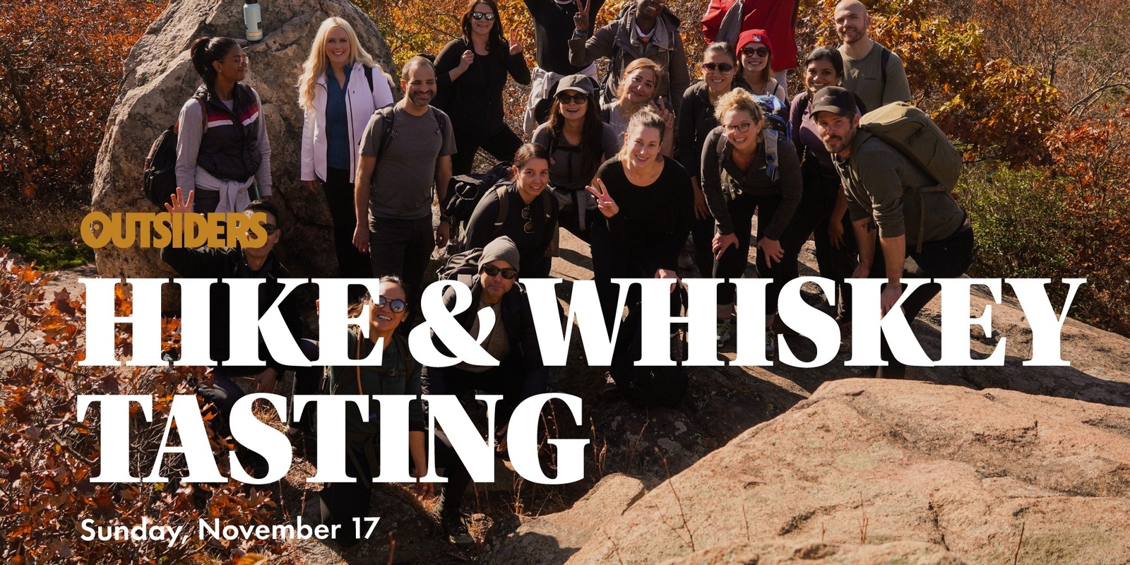 Banner image for Hike & Whiskey Tasting Nov 17 2024