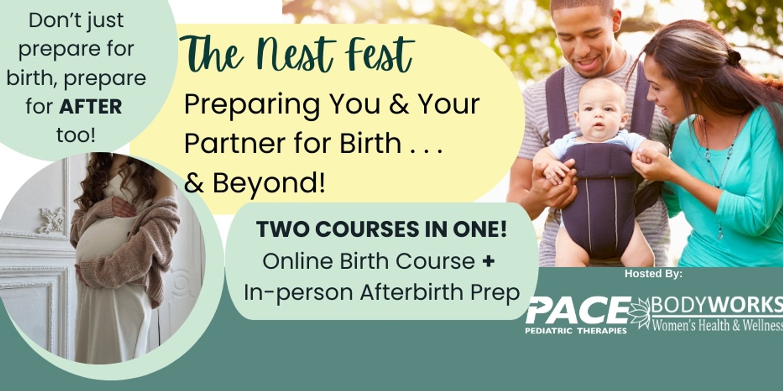 Banner image for The Nest Fest: Preparing You & Your Partner for Birth ... And Beyond!