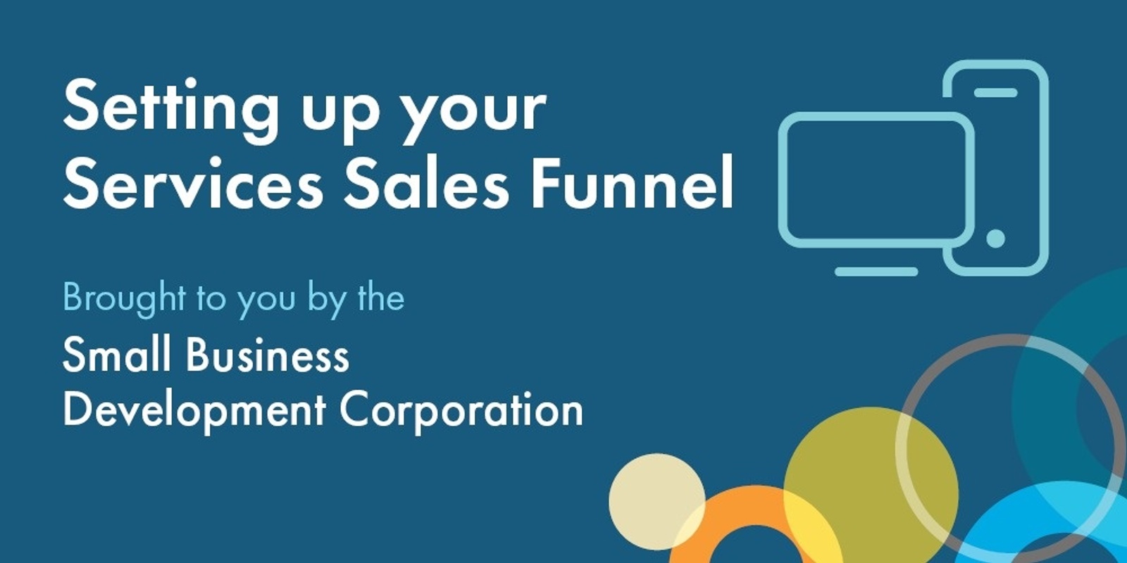 Banner image for Setting up your Services Sales Funnel