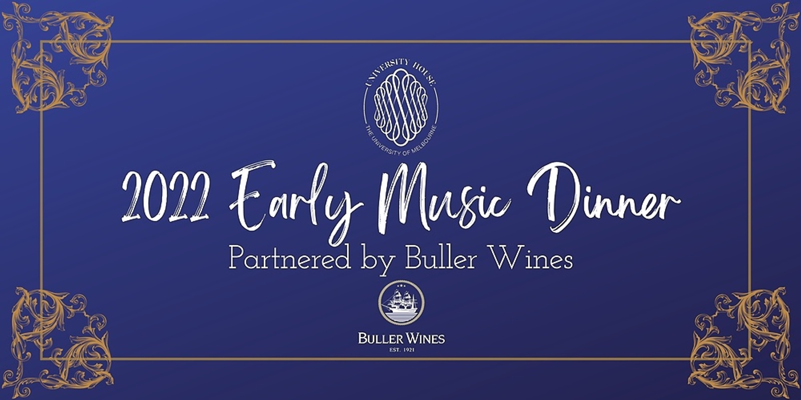 Banner image for 2022 Early Music Dinner|Partnered by Buller Wines