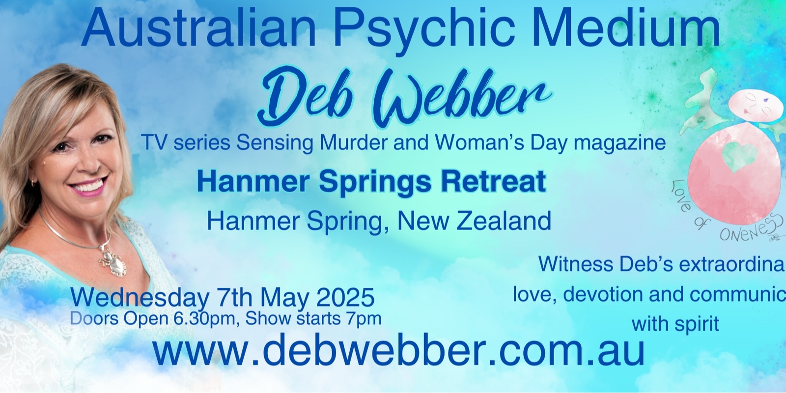 Banner image for Deb Webber Live - Hanmer Springs Retreat - Hanmer Springs