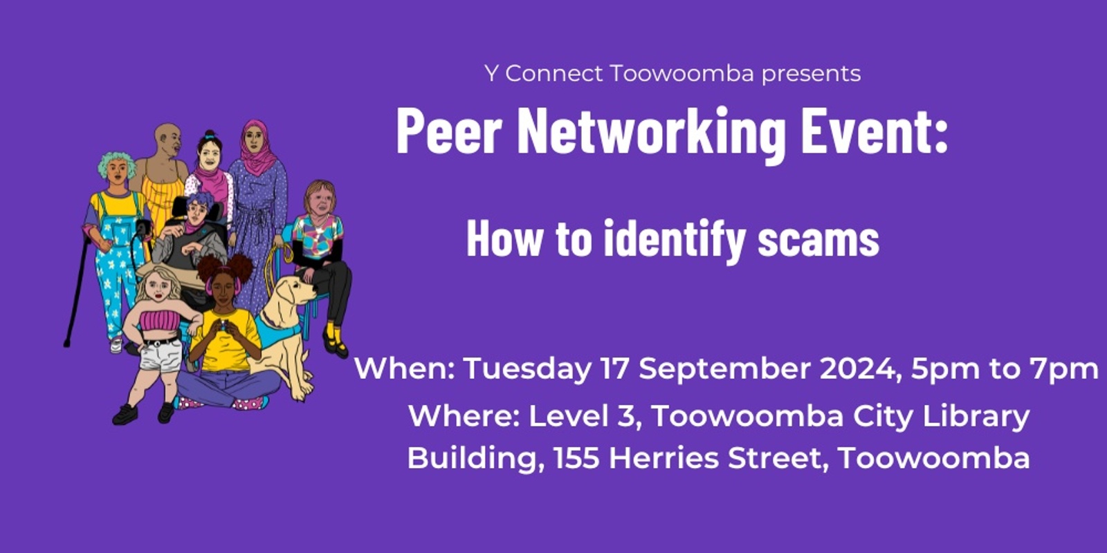 Banner image for Y Connect Peer Networking Event - Scams