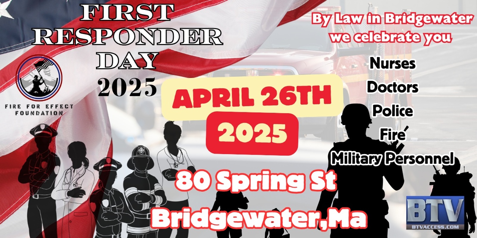 Banner image for 3rd Annual Bridgewater First Responder Day 2025