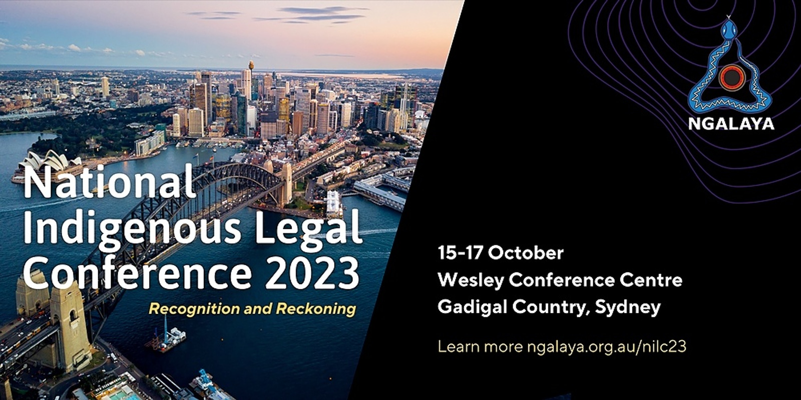 Banner image for National Indigenous Legal Conference + Ngalaya Ball 2023