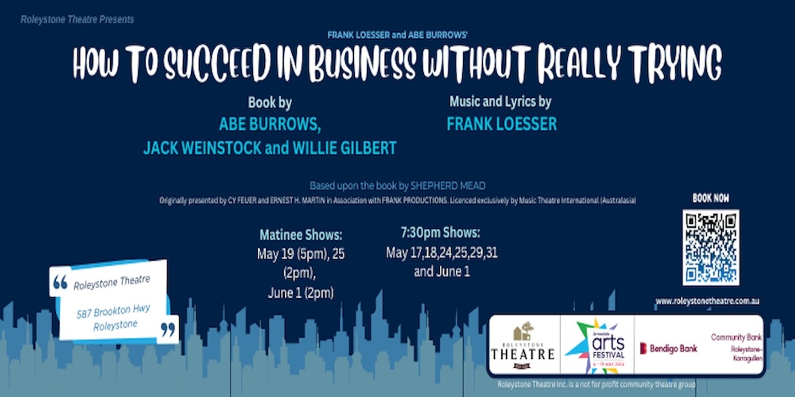 Banner image for Roleystone Theatre Presents: How To Succeed In Business Without Really Trying!