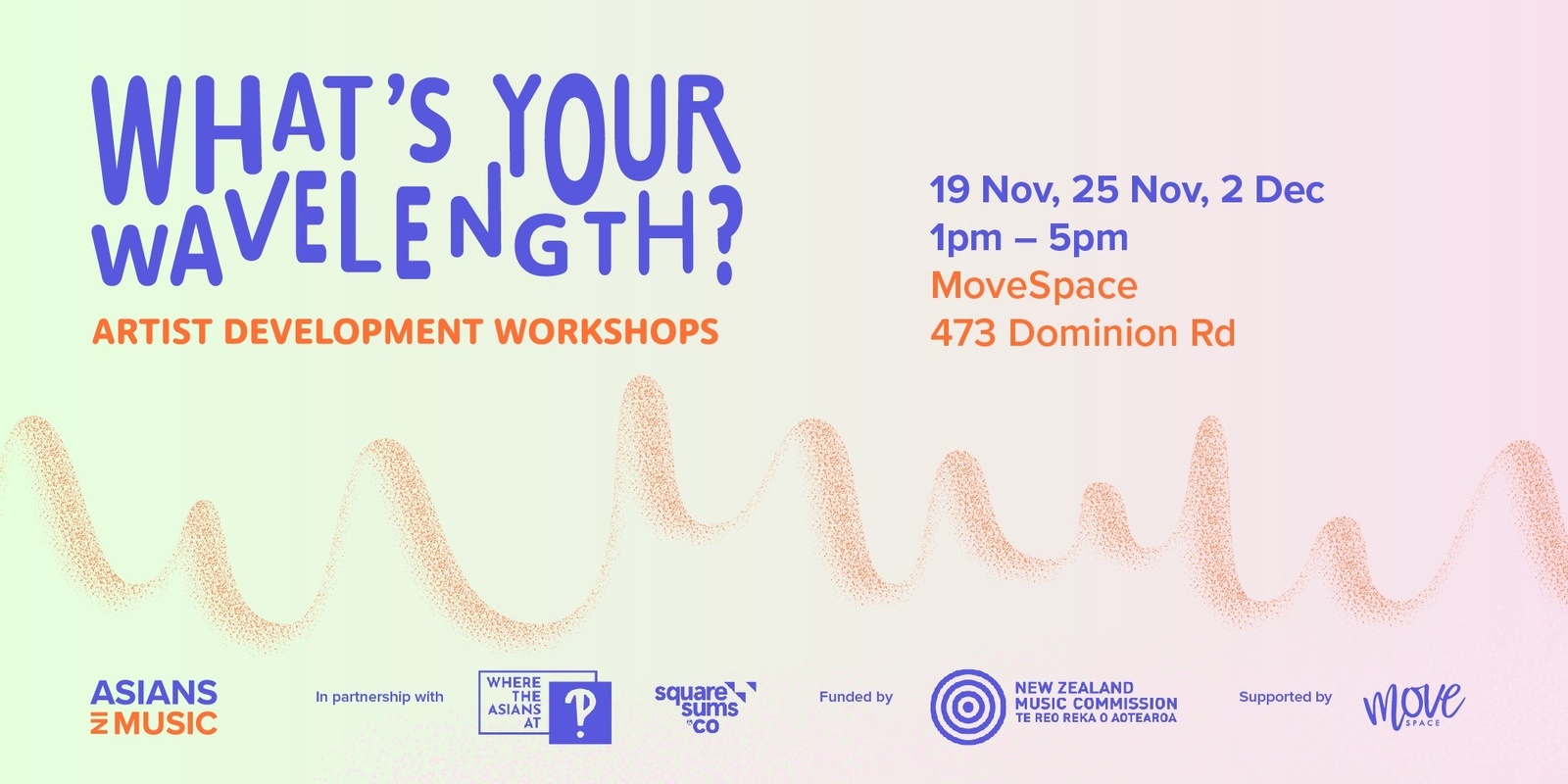 Banner image for What's Your Wavelength? - Artist Development Workshops