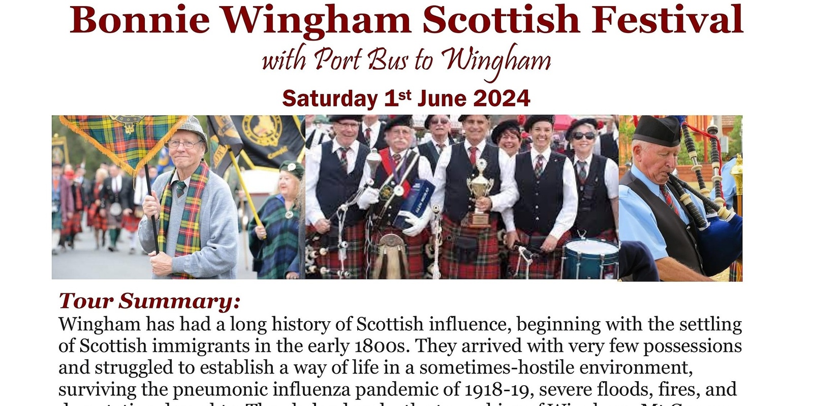 Banner image for Bonnie Wingham Scottish Festival