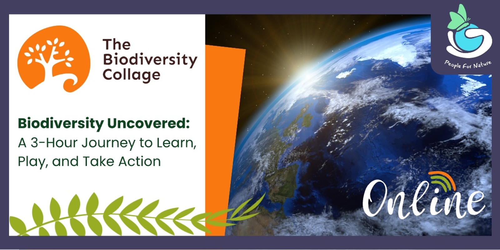 Banner image for Biodiversity Collage Online - Earth Day Special - April 2025