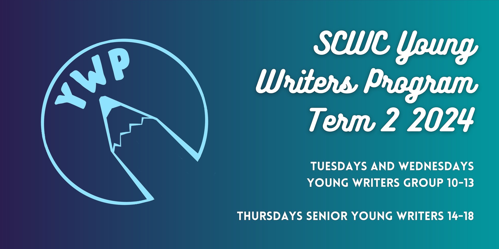 Banner image for SCWC Young Writers Groups - Term 2 2024