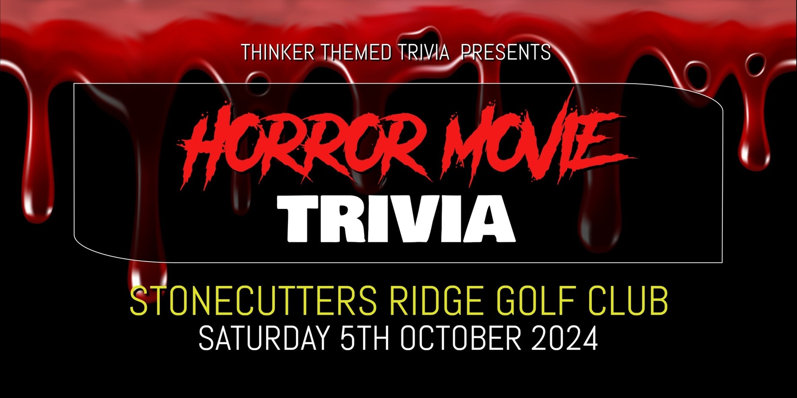 Banner image for Horror Movies Trivia - Stonecutters Ridge Golf Club