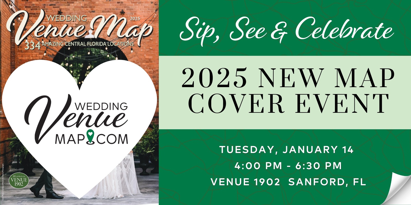 Banner image for Sip, See & Celebrate the 2025 Issue of Wedding Venue Map