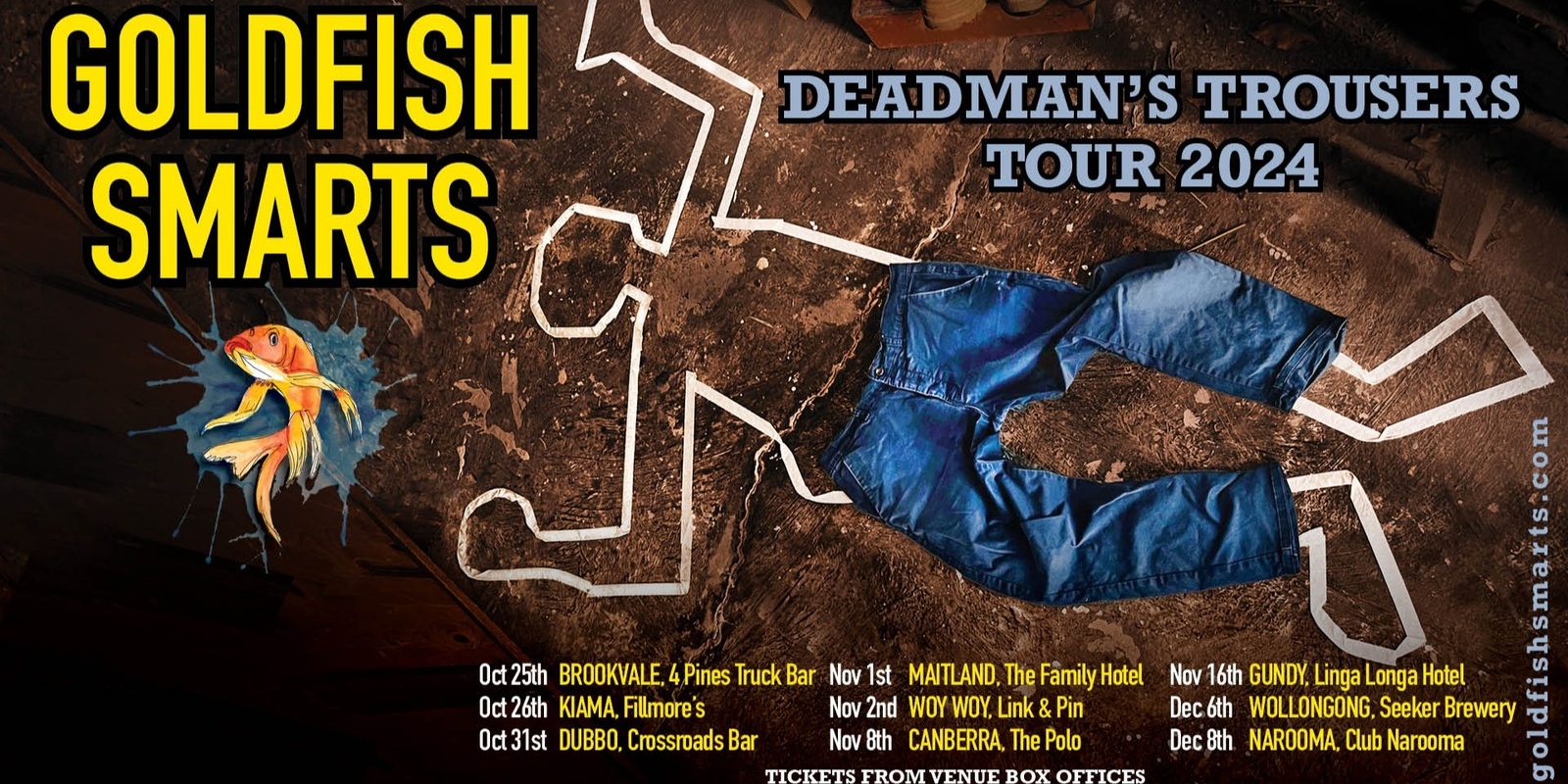 Banner image for Gold Fish Smarts - Deadman's Trouser Tour