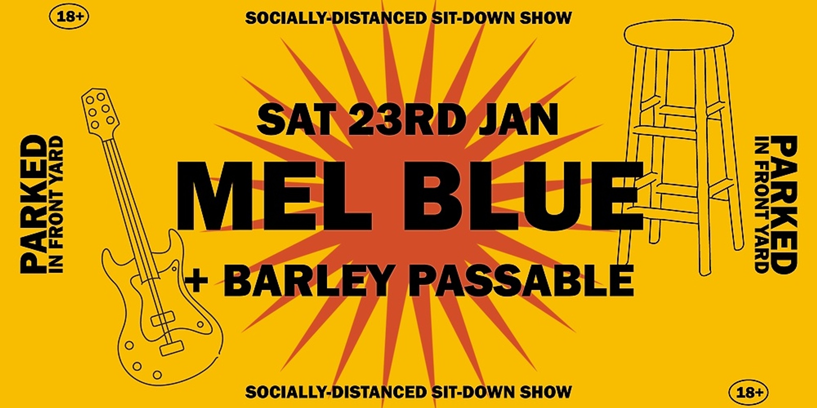 Banner image for PARKED: Mel Blue & Barley Passable