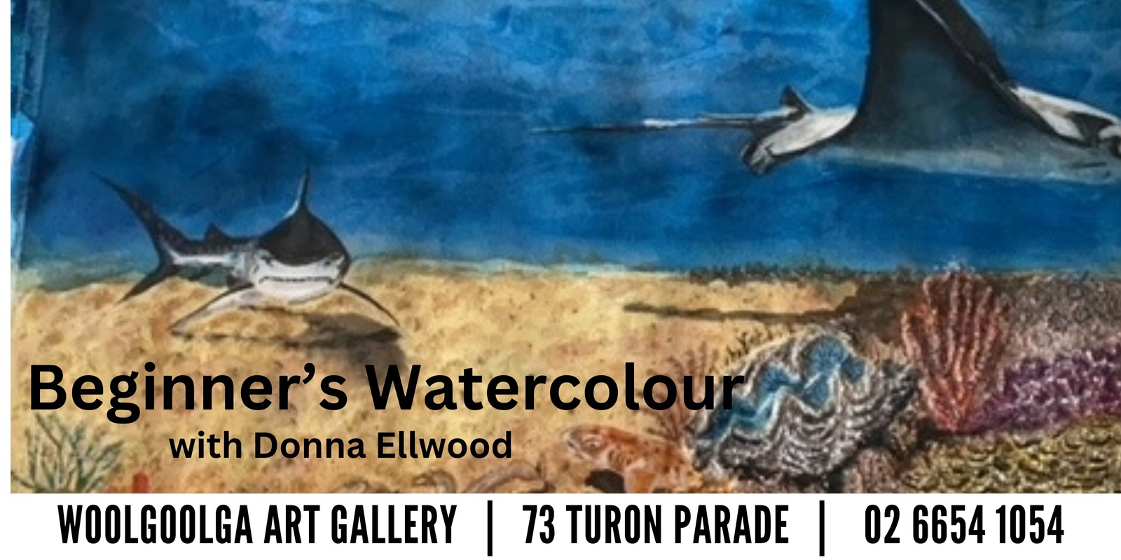 Banner image for Watercolour Class with Donna Ellwood - (8 weeks) 25T1