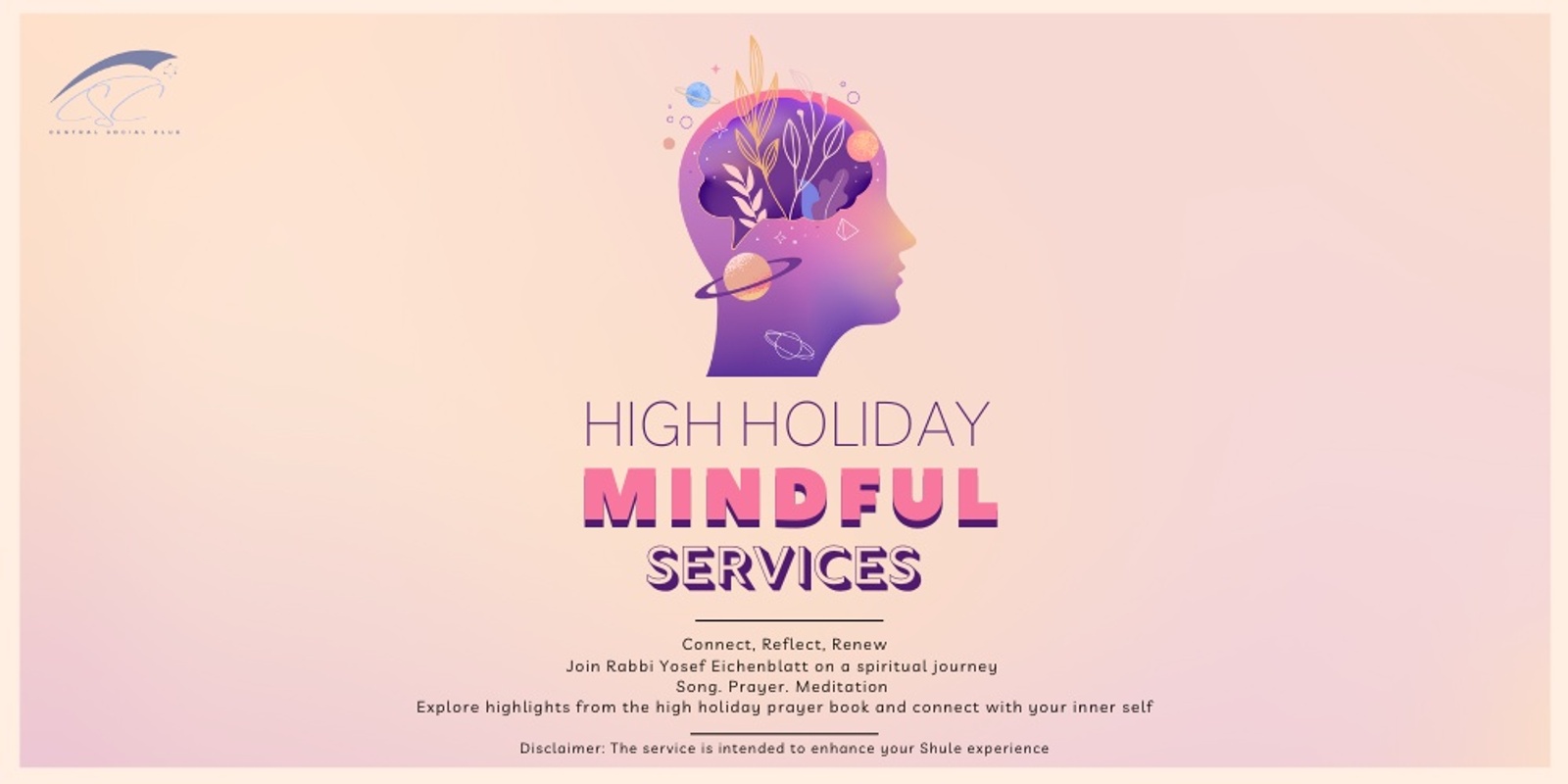 Banner image for High Holiday Mindful Service