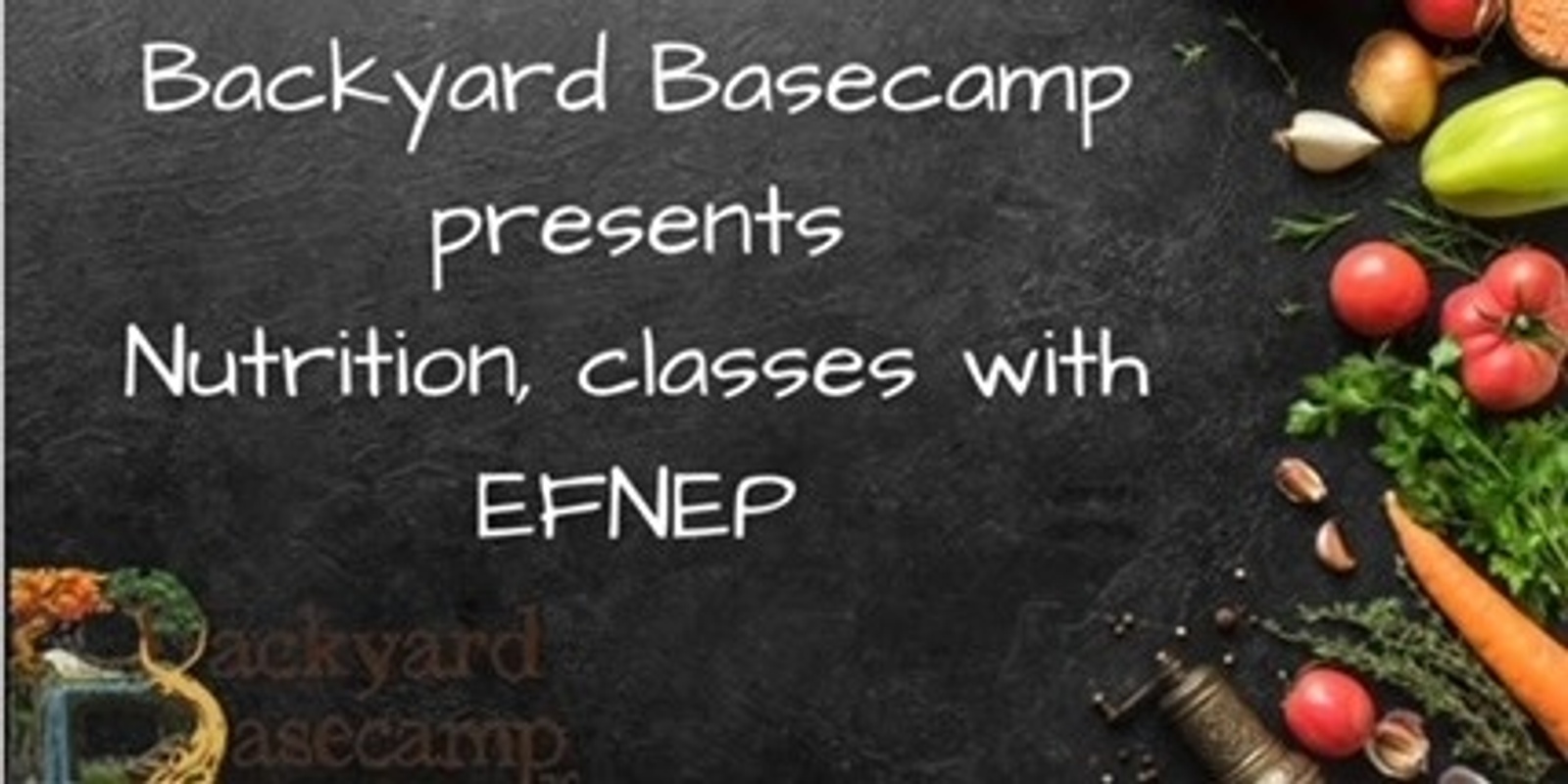 Banner image for Backyard Basecamp Presents  Nutrition Classes with EFNEP