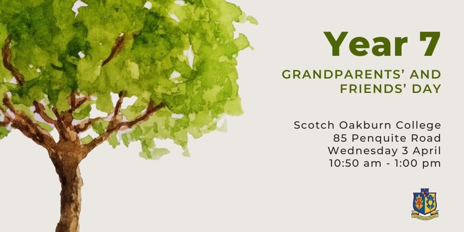 Banner image for Year 7 Grandparents' and Friends' Day
