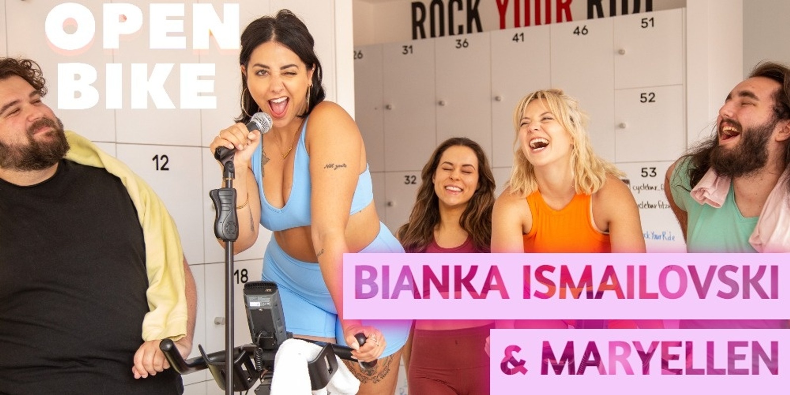 Banner image for Bianka Ismailovski & Maryellen: 'Open Bike' at Melbourne International Comedy Festival
