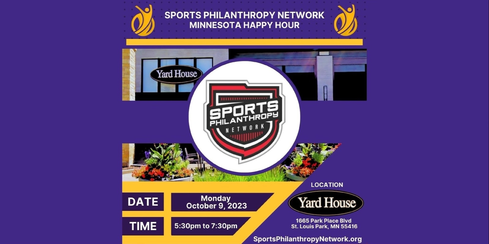 Banner image for Sports Philanthropy Network Minnesota Happy Hour (10-9-23)